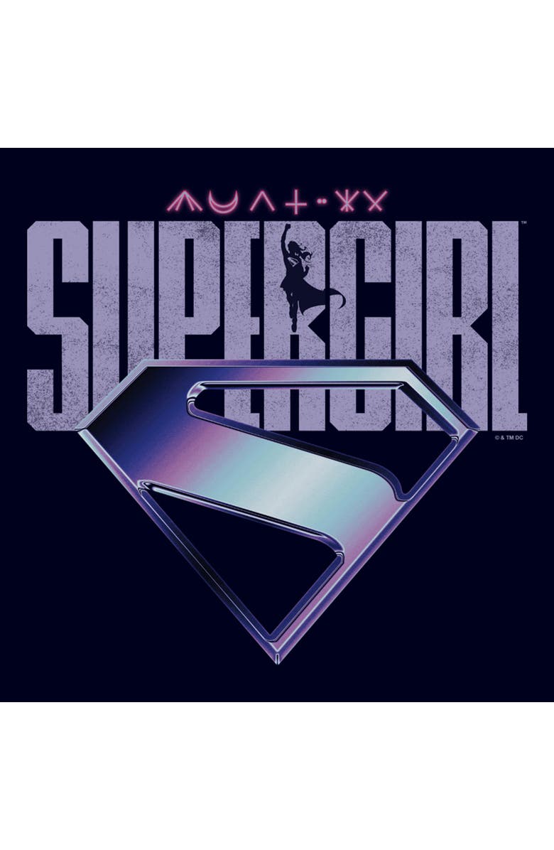 Supergirl Men's Supergirl Girl of Steel Logo Graphic T-Shirt, Alternate, color, Navy Blue