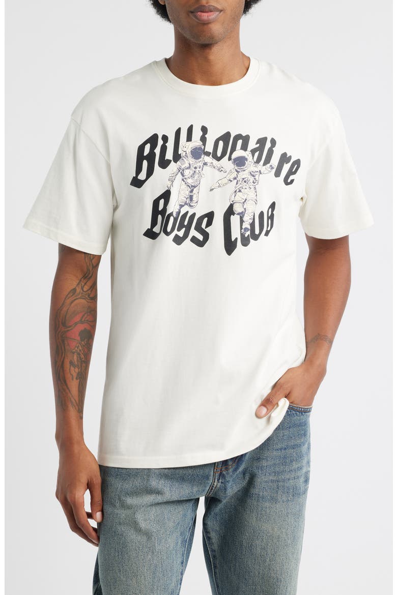 BB Flyers Astronaut Cotton Graphic T-Shirt, Main, color, WHISPER WHITE
