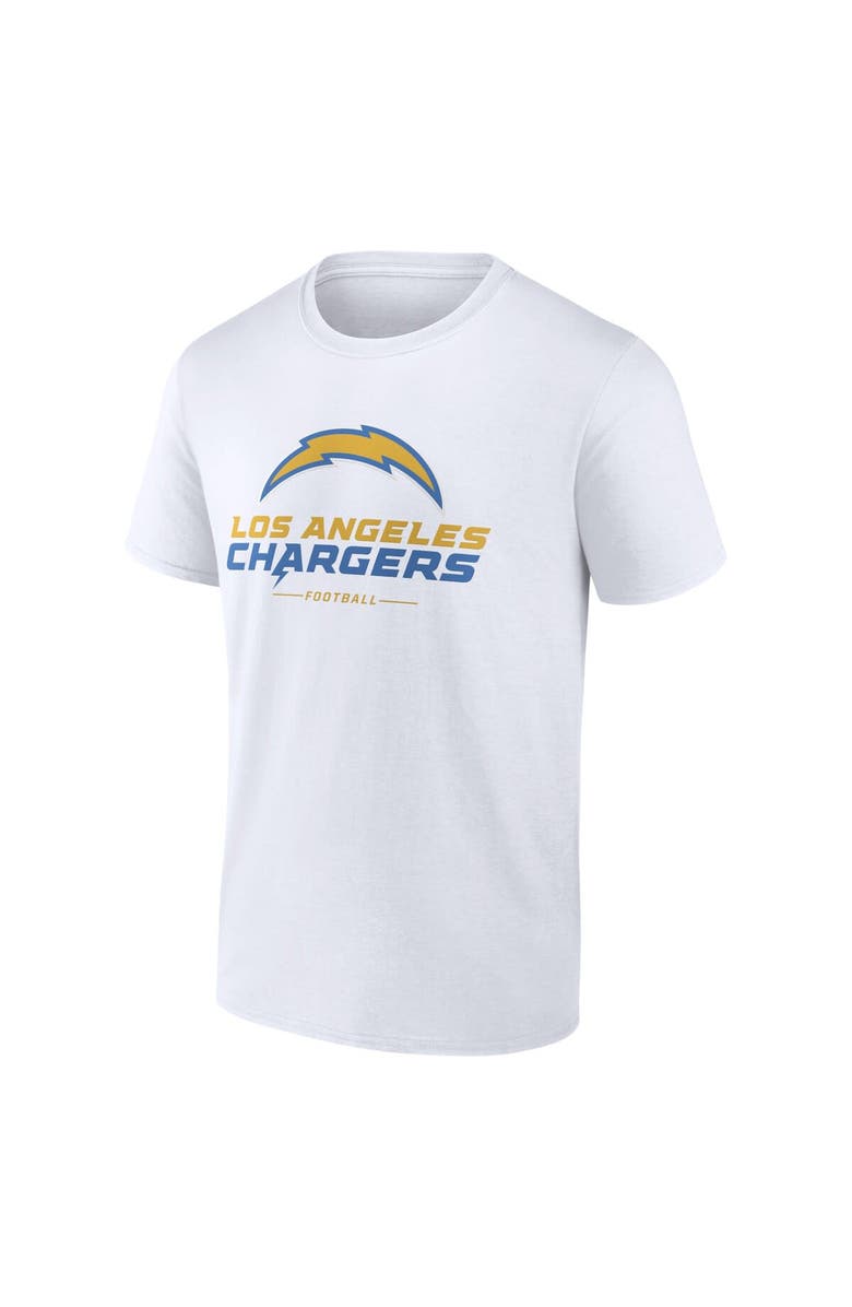 FANATICS Men's Fanatics Branded  White Los Angeles Chargers Team Lockup T-Shirt, Alternate, color, White