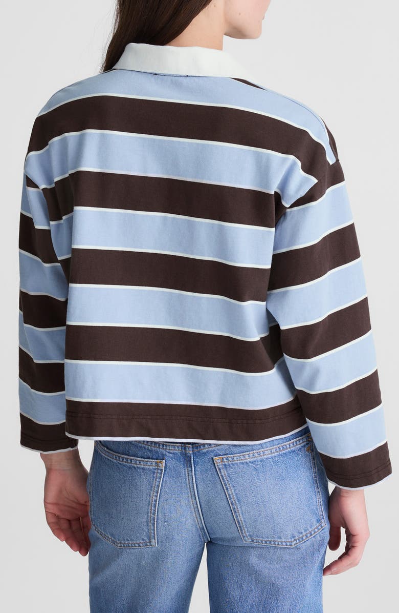 Madewell Rugby Polo Shirt, Alternate, color, Tranquil Blue