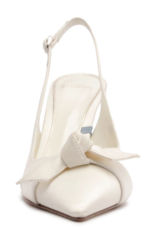 Alexandre Birman Clarita Classic Pointed Toe Slingback Pump In White