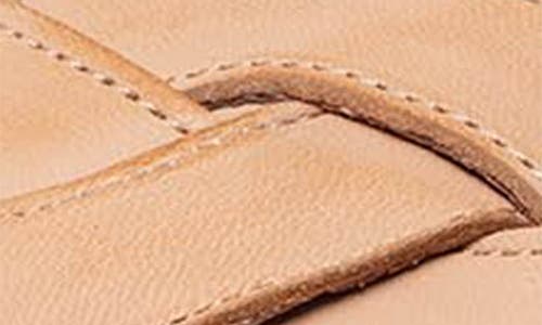Antelope Alta Woven Leather Slide Sandal In Tan