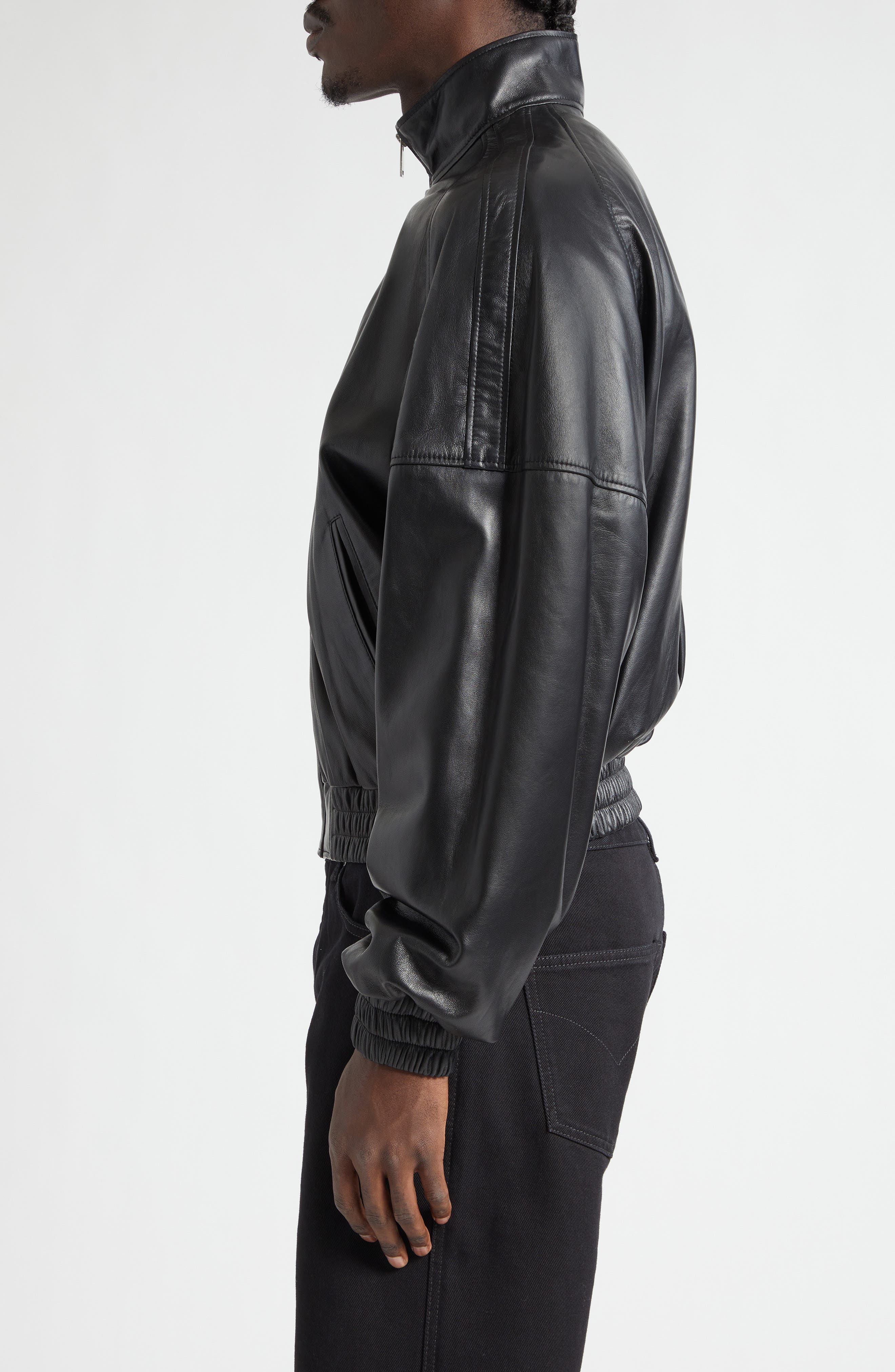 Blouson Leather Jacket (Men) | Nordstrom