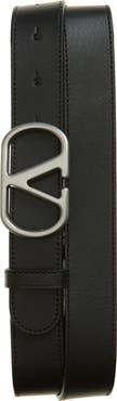Valentino Garavani VLOGO Buckle Leather Belt