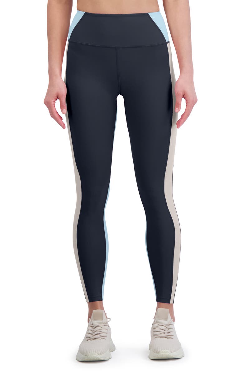 SAGE COLLECTIVE Colorblock Leggings, Main, color, 