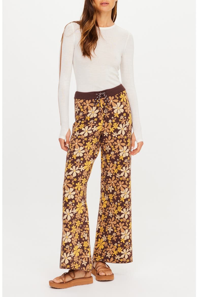Copacabana Juniper Floral Knit Pants, Alternate, color, FLORAL