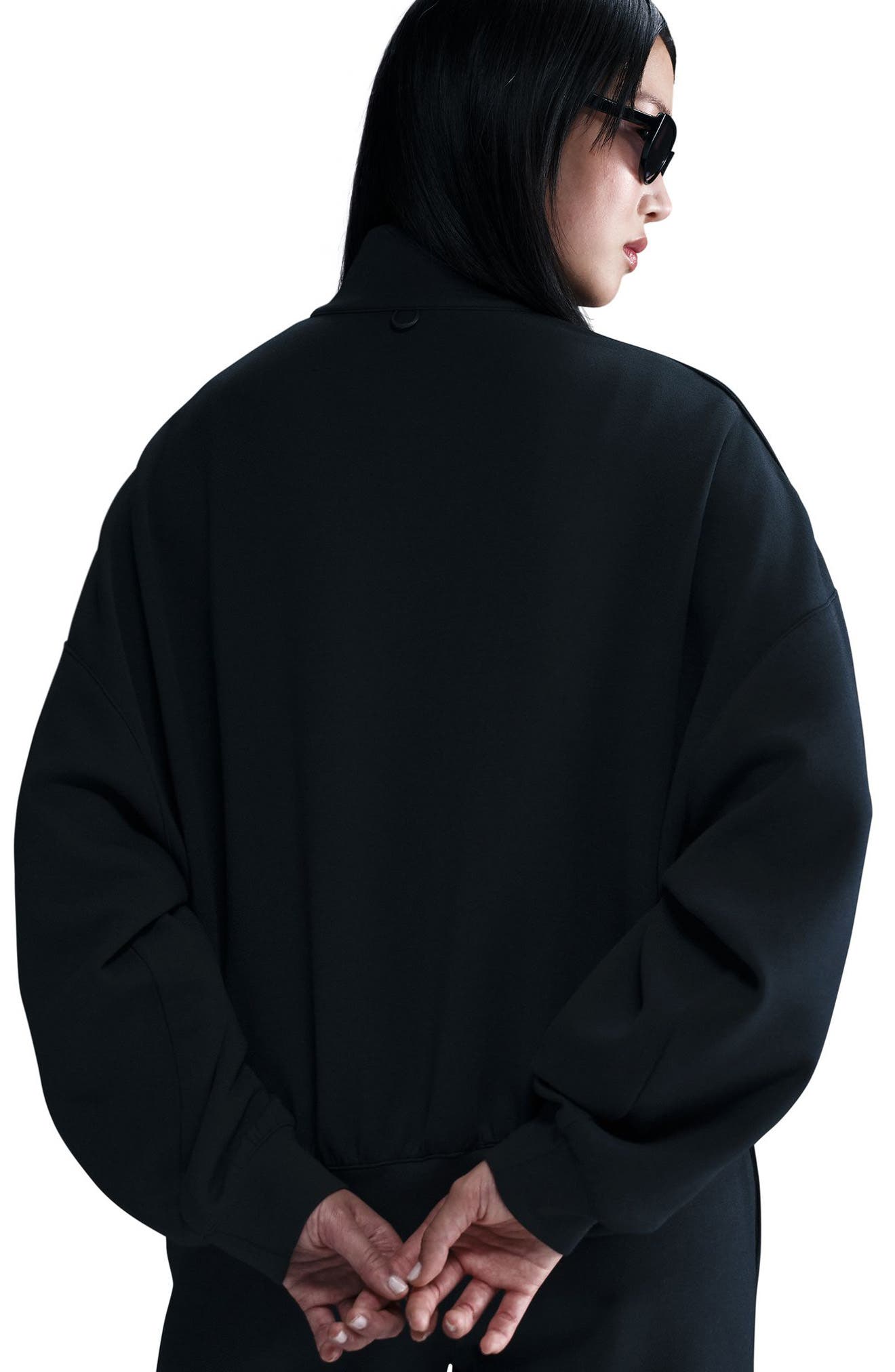 24.7 ImpossiblySoft Dri-FIT Oversize Half Zip Top (Women) | Nordstrom