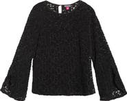 Vince Camuto Ruffle Sleeve Lace Top