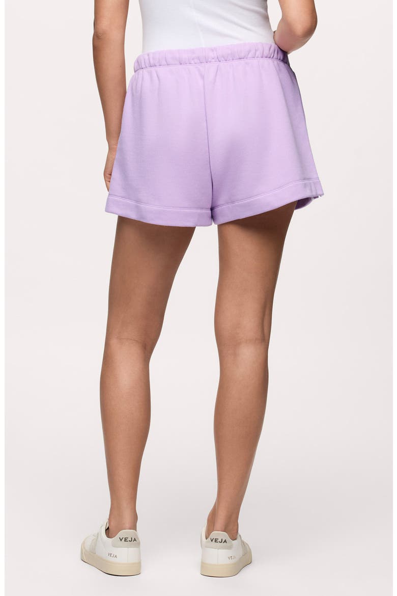 French Terry Track Shorts, Alternate, color, ORCHID
