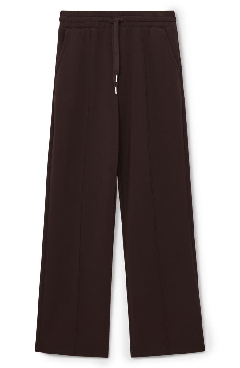 Reiss Jemma Pintuck Pleat Front Drawstring Pants, Alternate, color, Dark Chocolate