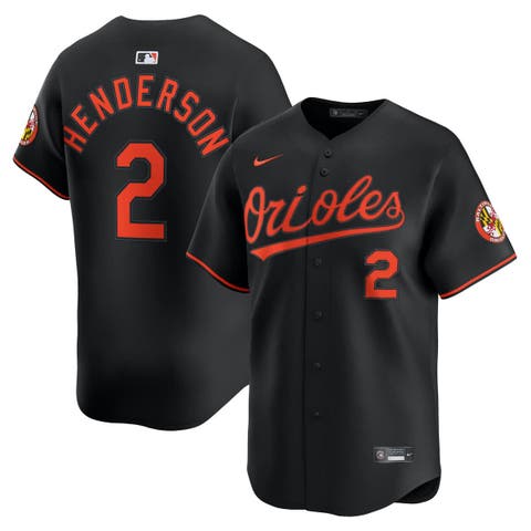 Men's Nike Gunnar Henderson Black Baltimore Orioles Alternate Limited Player Jersey