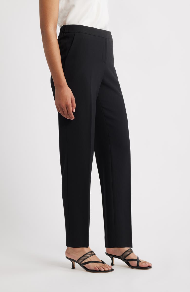KASPER Straight Leg Pants, Alternate, color, Black