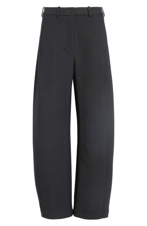 Sharp Pleat Wide Leg Pants