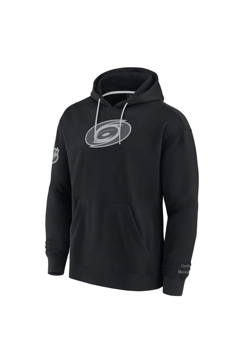 Men's Fanatics Black Carolina Hurricanes Elements Pace Pullover Hoodie, Alternate, color, Black