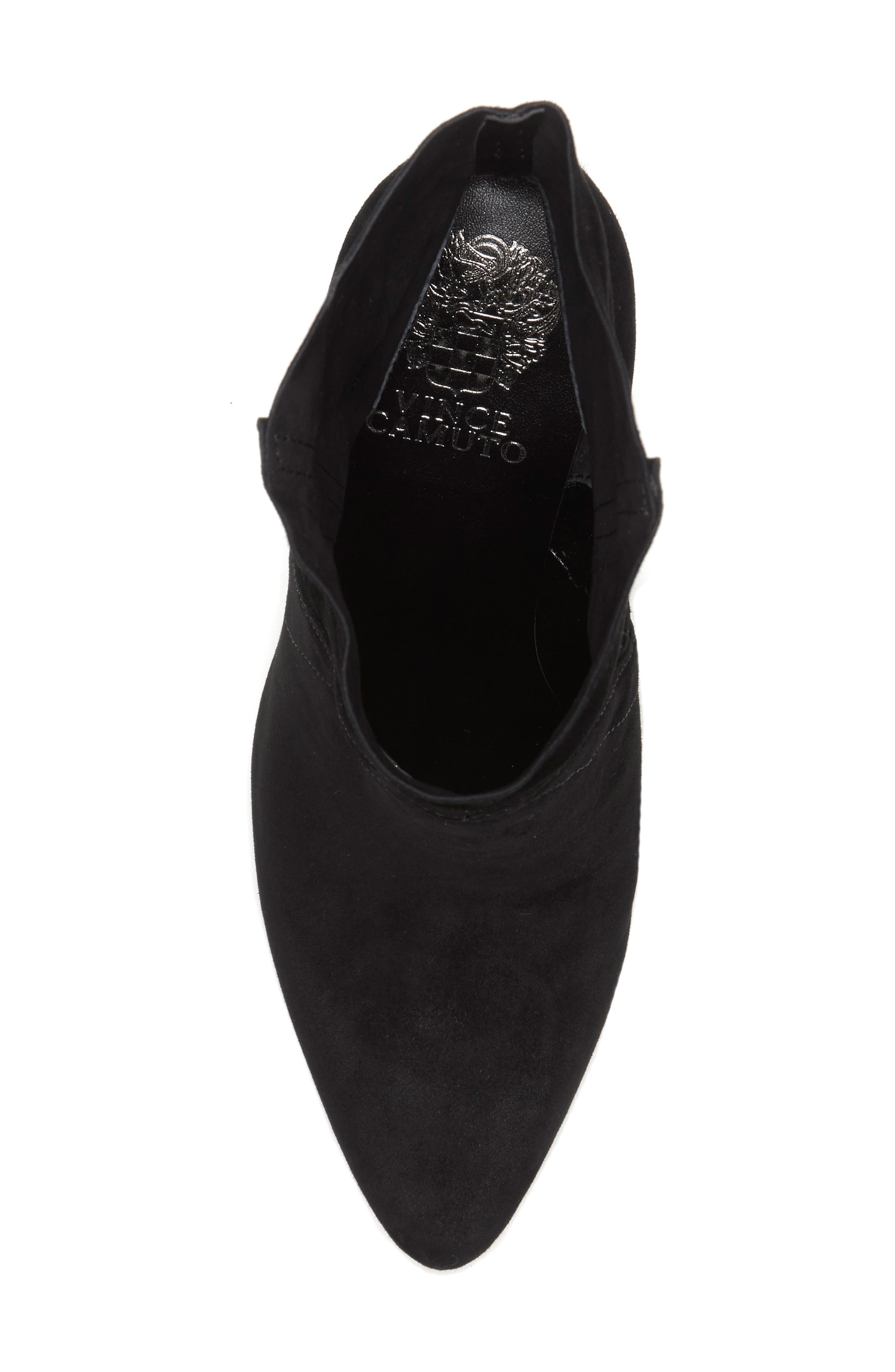 Creestal Western Bootie, Alternate, color, BLACK/ BLACK LEATHER