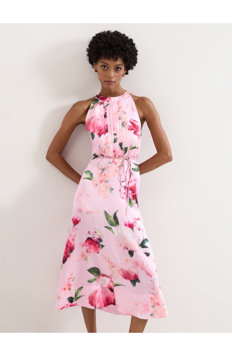 Phase Eight Bethany Midi Dress, Alternate, color, Pink