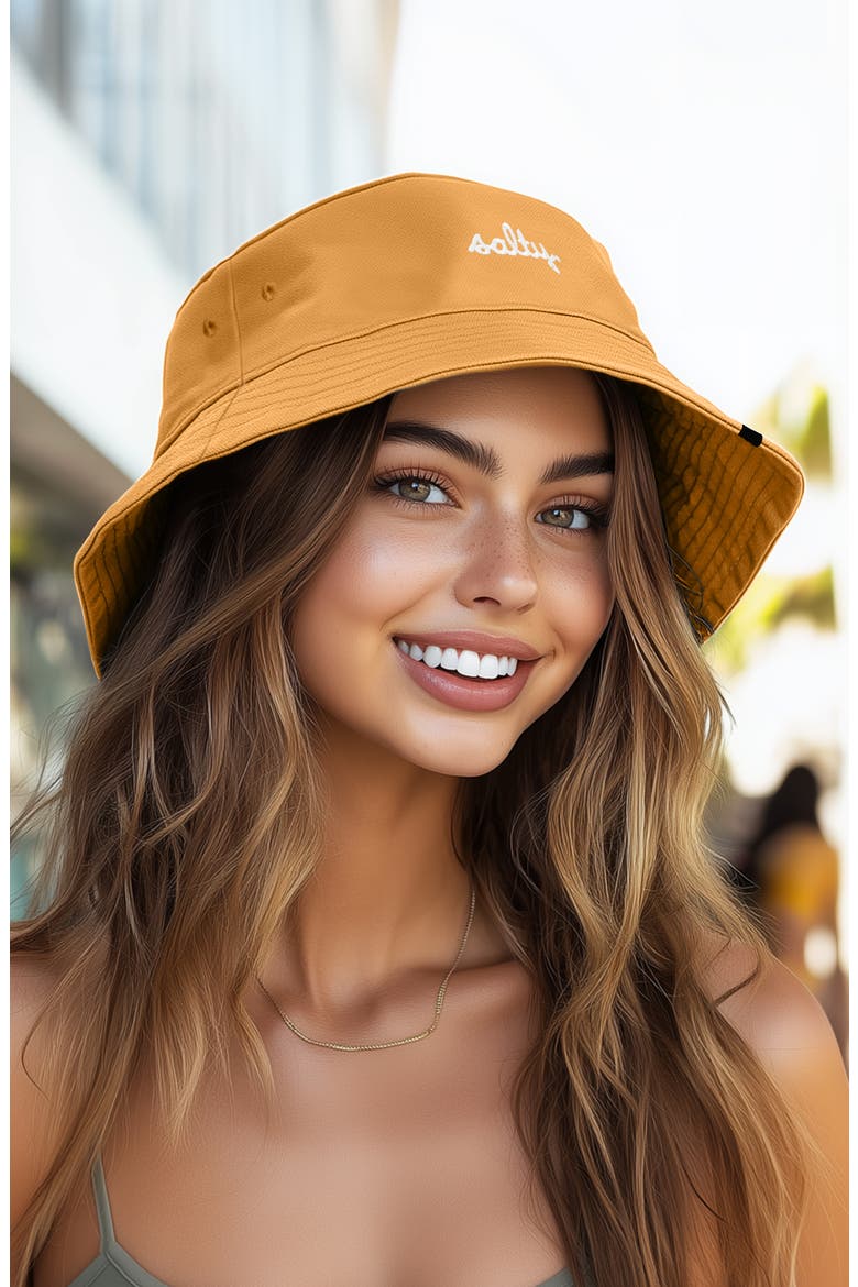 Salty Bucket Hat, Alternate, color, Golden Cream