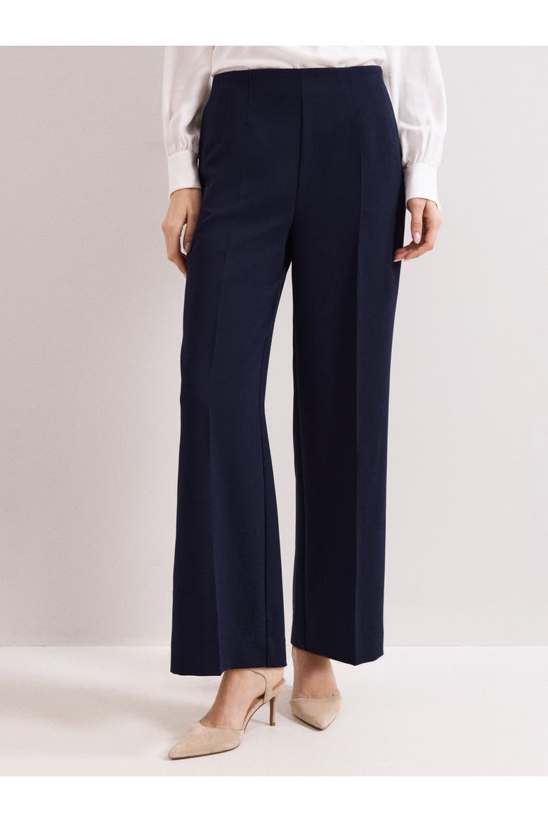Aubrie Tailored Wide Leg Trouser, Main, color, Navy