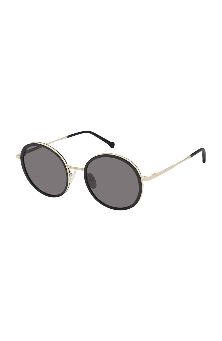 Colors In Optics Callie Sunglasses, Main, color, Black Gold
