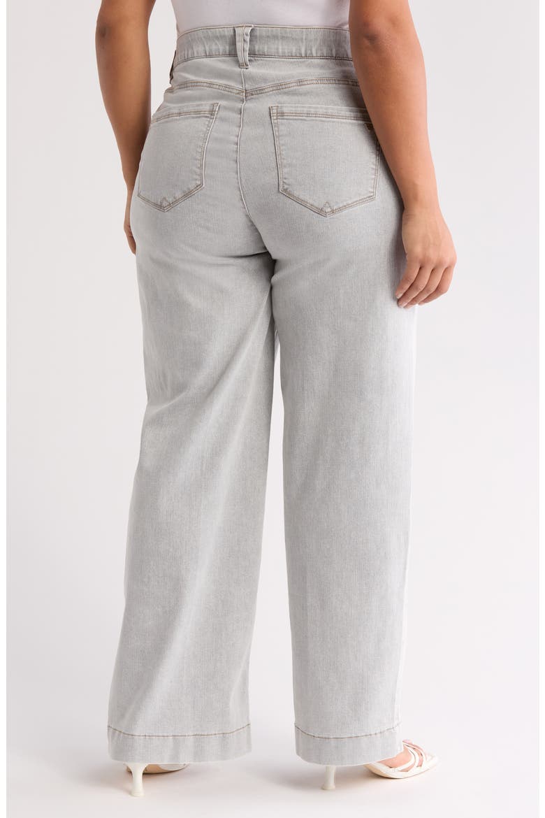 Sam High Waist Wide Leg Jeans, Alternate, color, LIGHT GREY