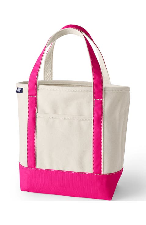 Open Top Canvas Tote Bag