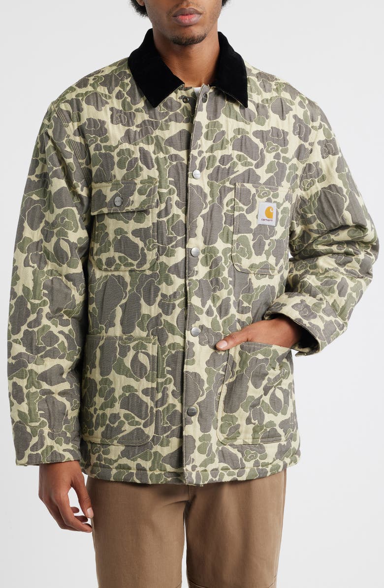 Carhartt Work In Progress Camo Tapestry Chore Coat, Alternate, color, Camo Duck
