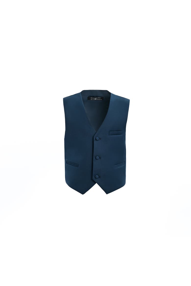 Vest & Bow Tie Set, Alternate, color, Navy