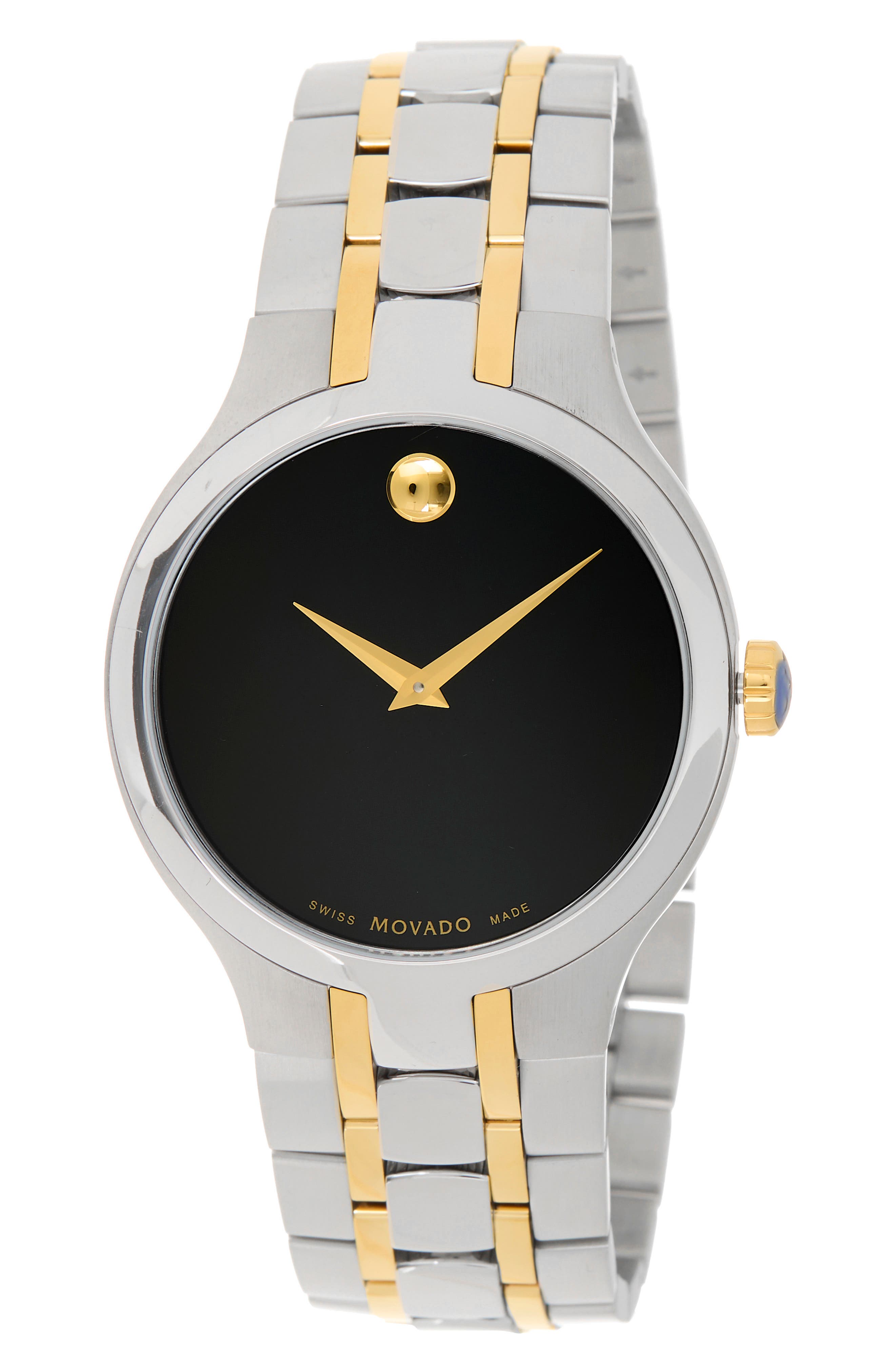 Movado Men's Museum Swiss Quartz Two-Tone Bracelet Watch, 39mm