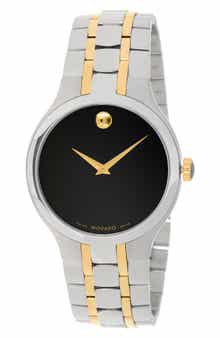 Movado Men's Museum Swiss Quartz Two-Tone Bracelet Watch, 39mm