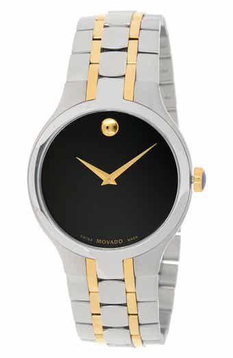 Movado Men's Museum Swiss Quartz Two-Tone Bracelet Watch, 39mm