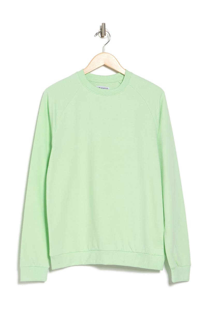 Trunks Surf & Swim Co. Terry Knit Crew Neck Sweater, Alternate, color, 