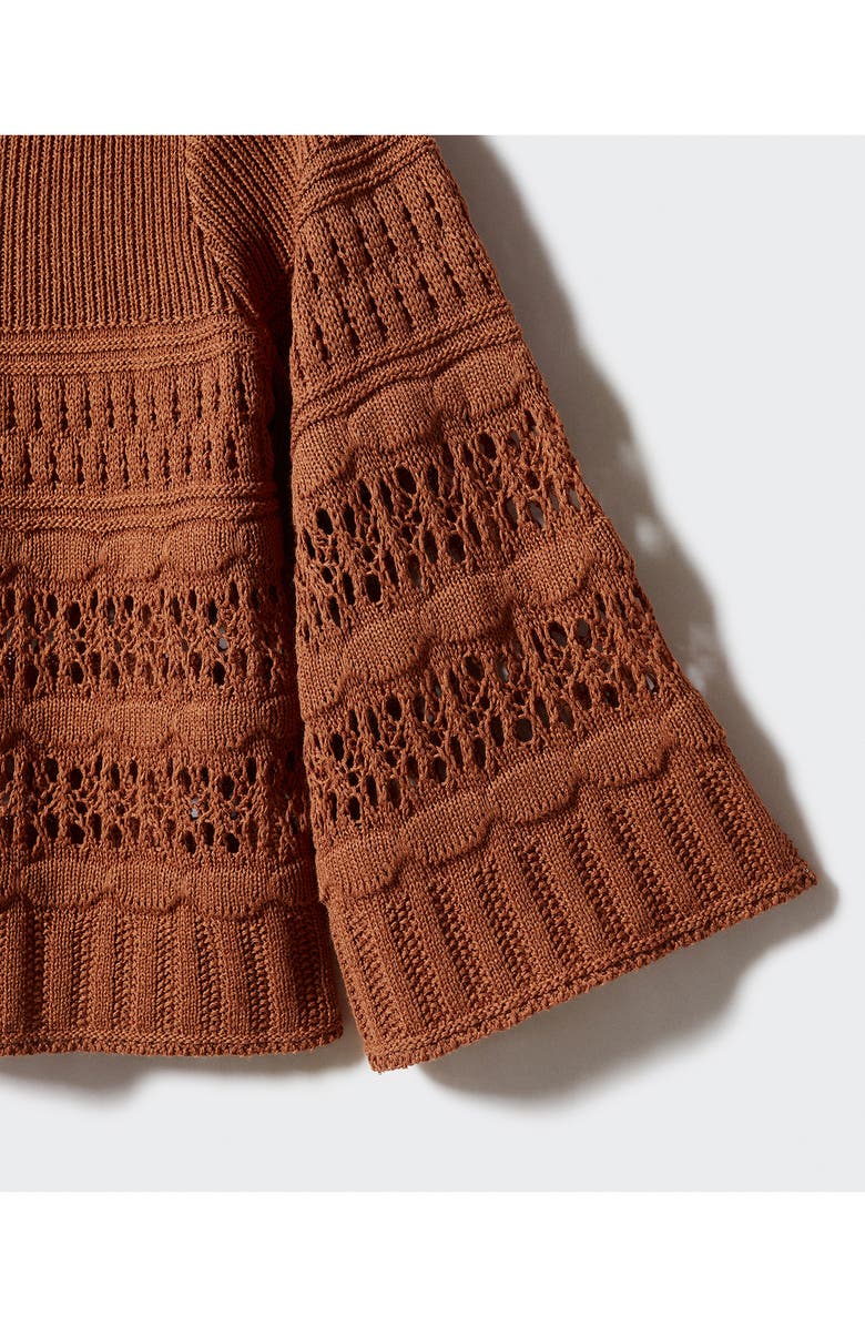 MANGO Openwork Sweater, Alternate, color,
