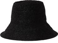 Janessa Leoné Felix Crochet Raffia Bucket Hat
