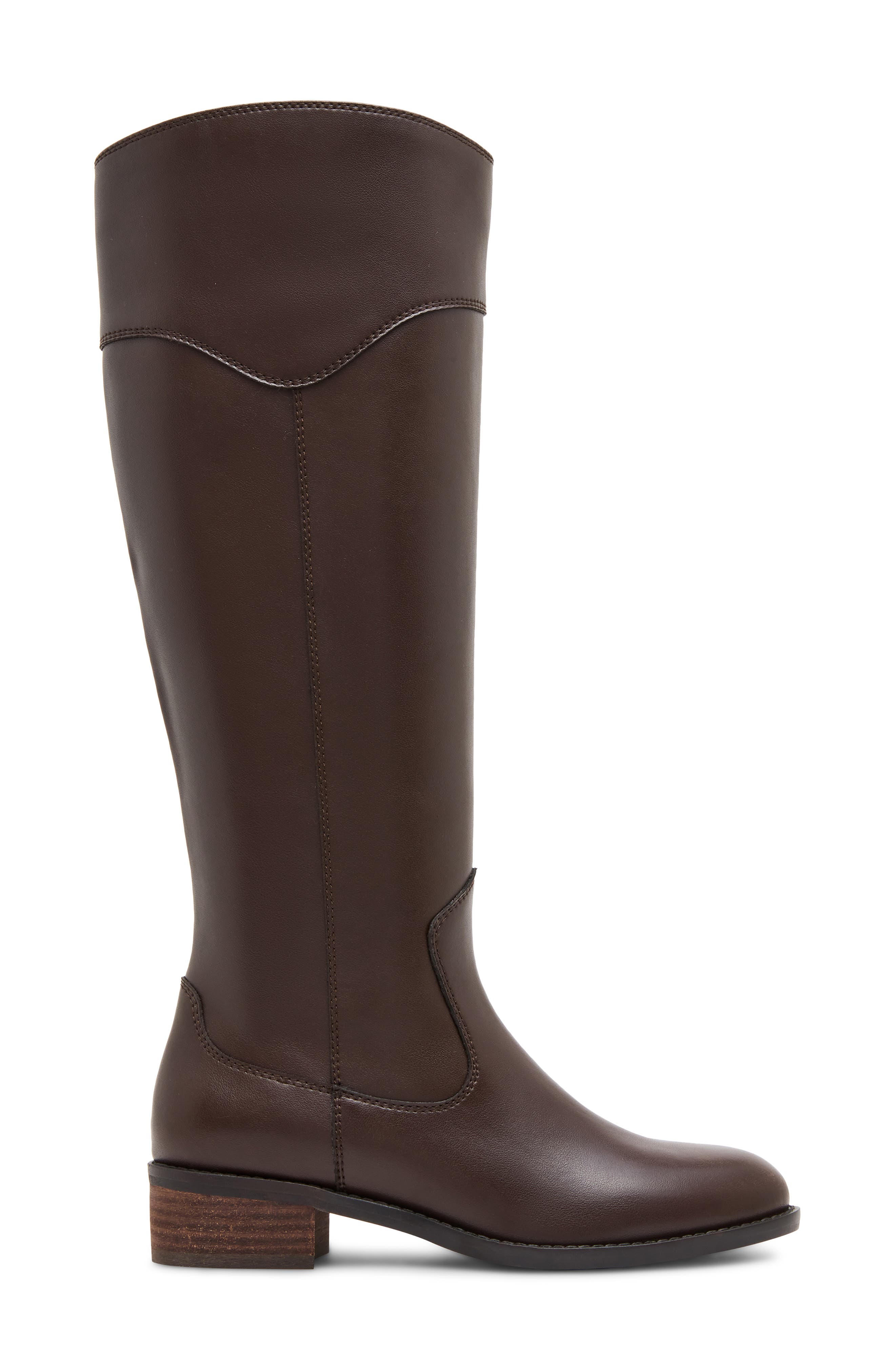 Cander Waterproof Leather Knee High Boot, Alternate, color, CHOCOLATE LEATHER