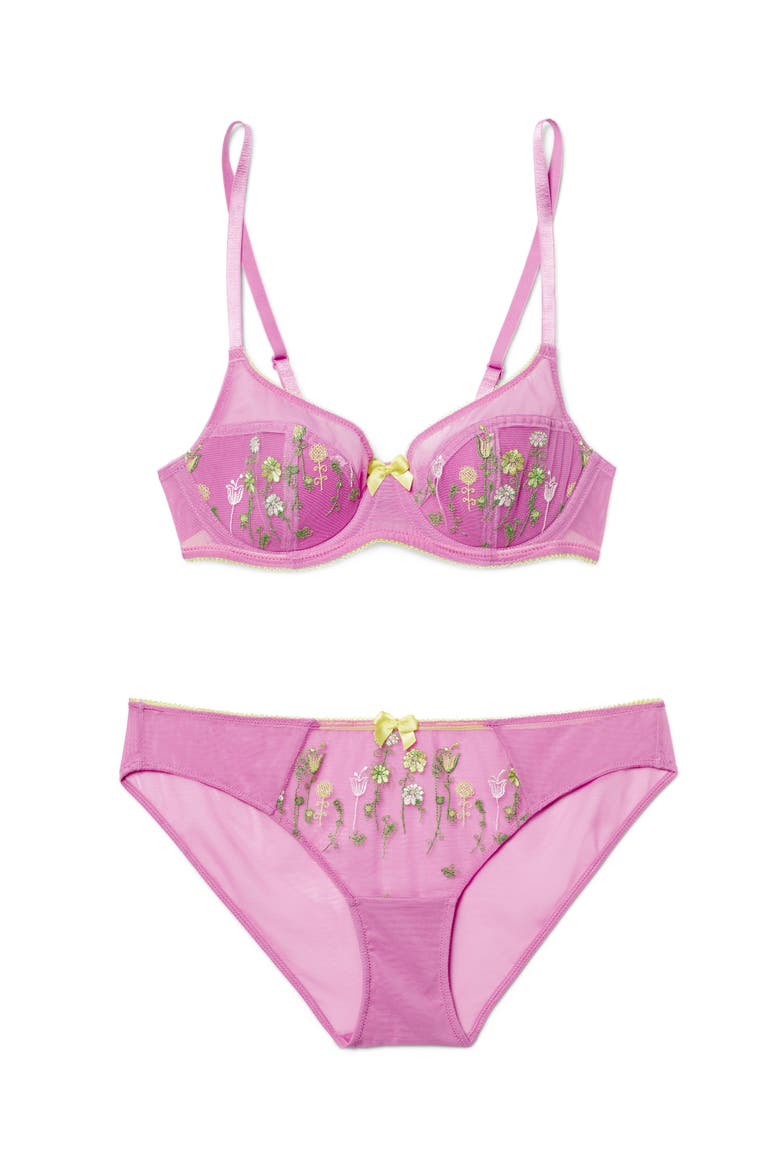 Elie Contour Demi Bra, Alternate, color, Medium purple