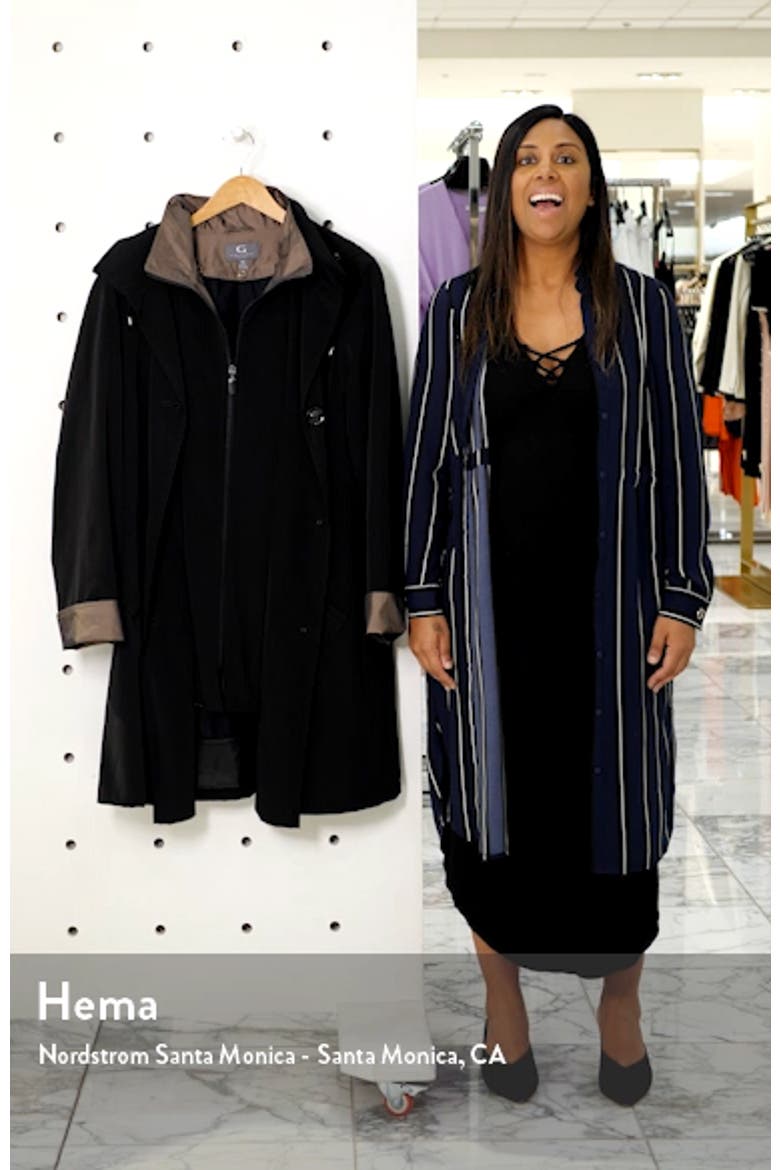 Hooded Raincoat with Liner video