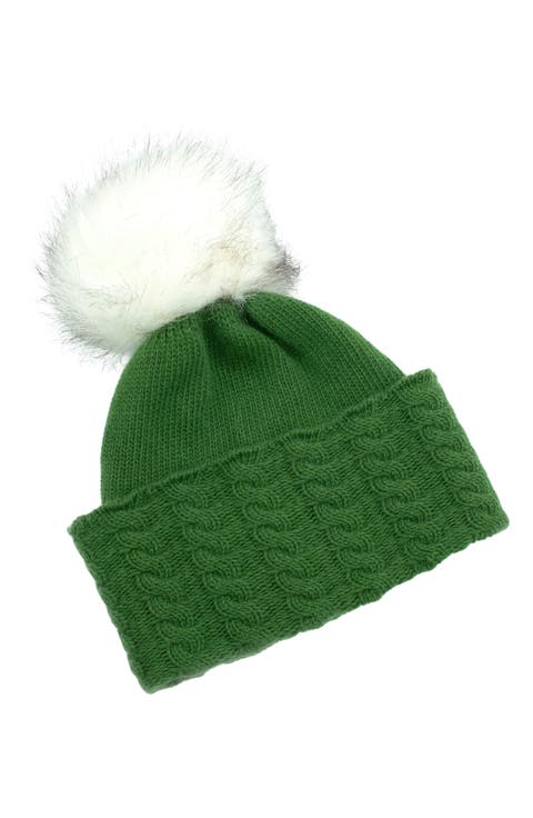 Faux Pom Beanie