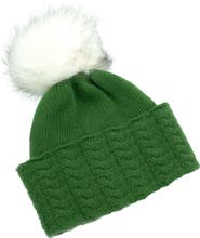 Portolano Faux Pom Beanie