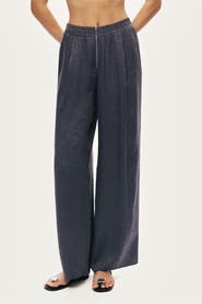 Nocturne Fluid Straight-Leg Pants