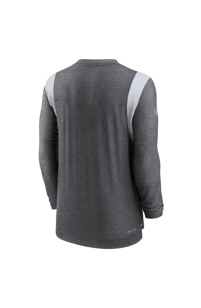 Nike Men's Nike Charcoal Indianapolis Colts Sideline Tonal Logo Performance Player Long Sleeve T-Shirt, Alternate, color, Charcoal