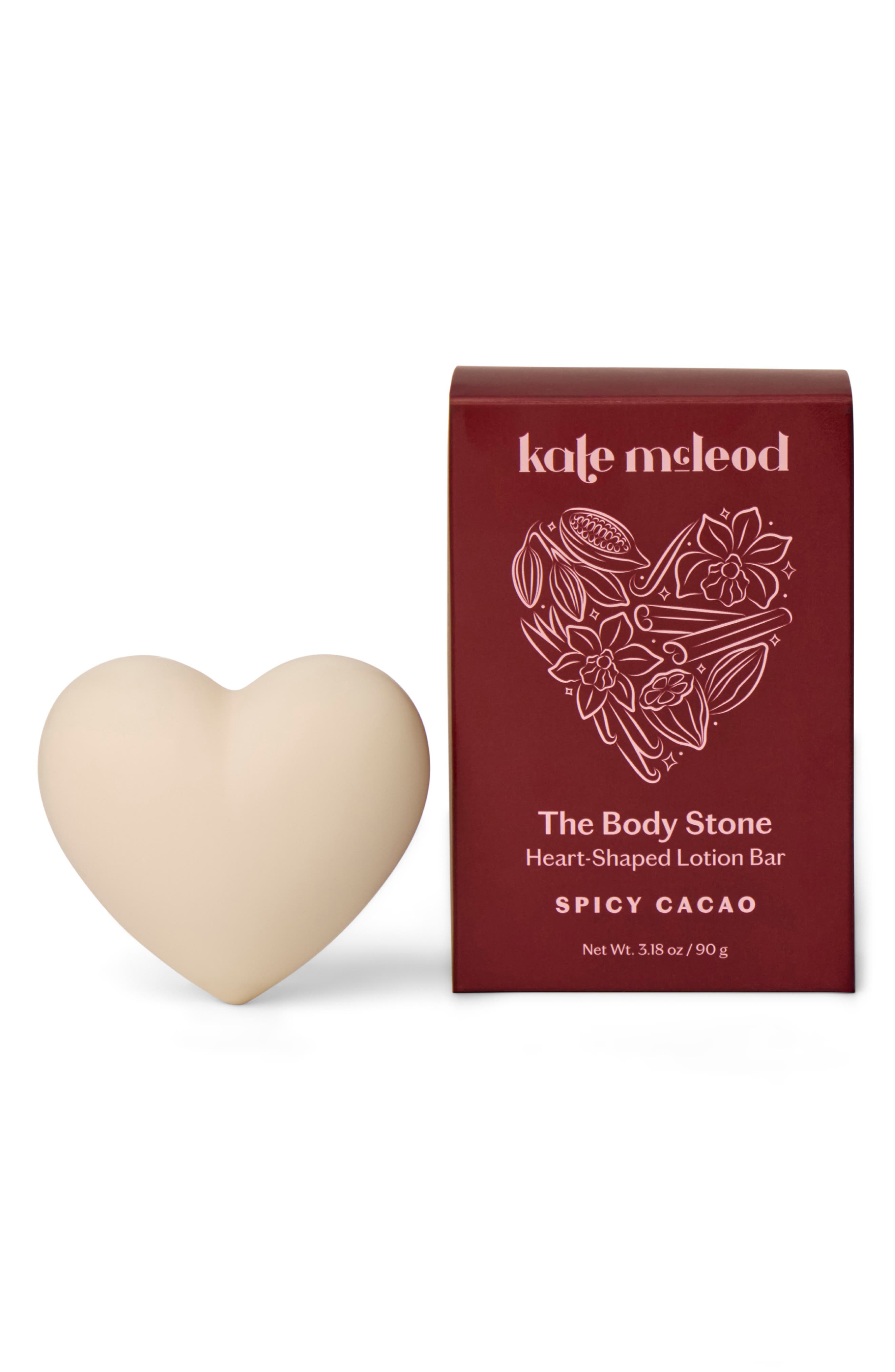 Kate McLeod Spicy Cacao Body Stone - Moisturizing Lotion Bar at Nordstrom