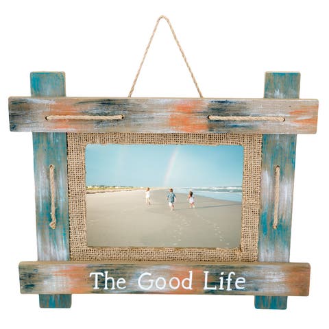 Good Life 5X7 Frame With Burlap
