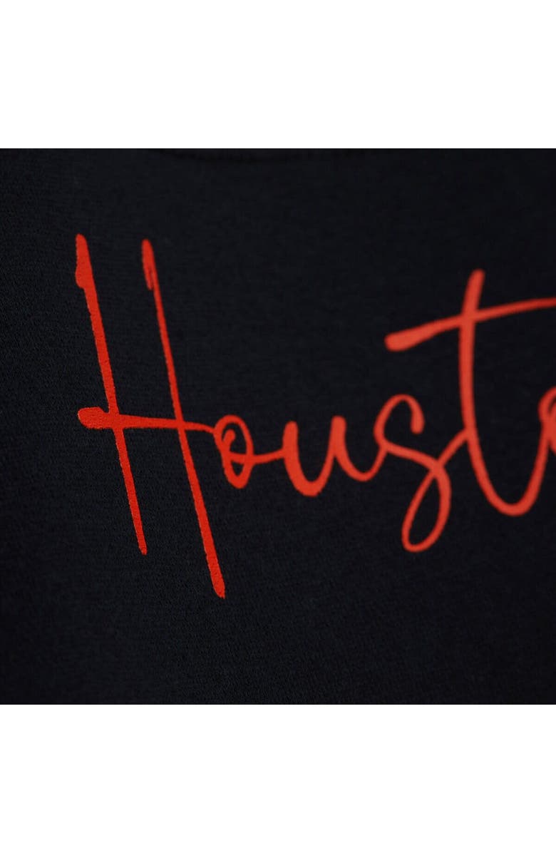 Mitchell & Ness Women's Mitchell & Ness Orange/Black Houston Astros Cooperstown Collection Blocked Fleece Pullover Sweatshirt, Alternate, color, Orange