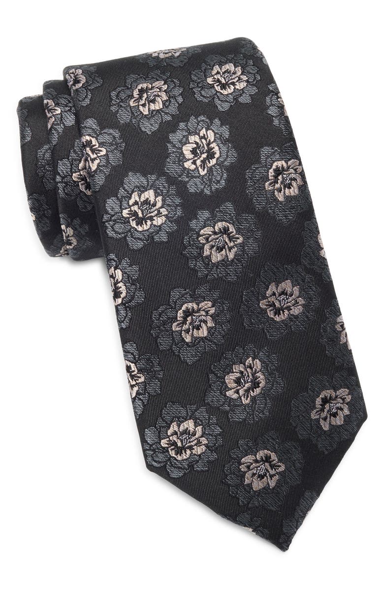 Nordstrom Pelton Floral Silk Tie, Main, color, 