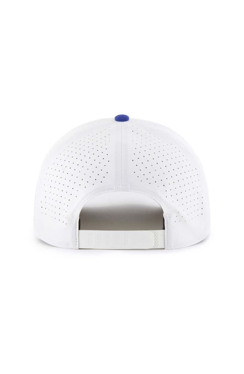 '47 Men's '47 White/Royal New York Giants Gimmie Golf Hitch Rope Adjustable Hat, Alternate, color,