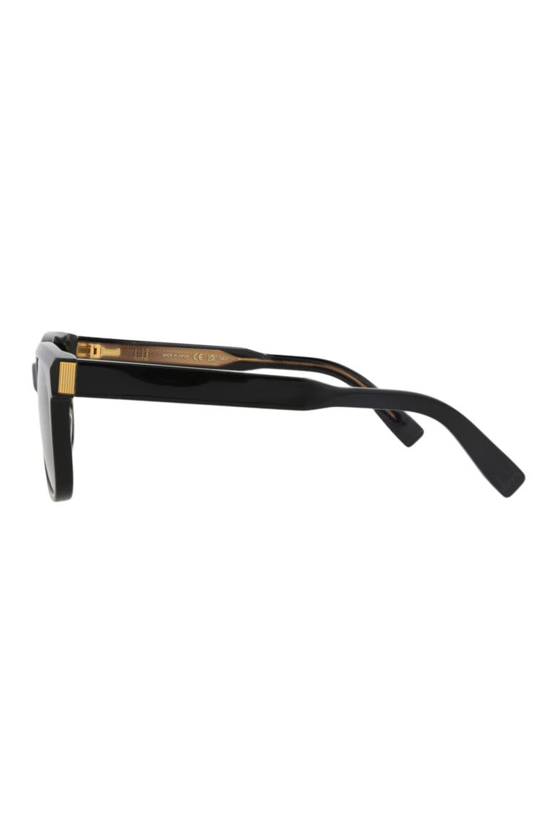 54mm Square Sunglasses, Alternate, color, BLACK BLACK BROWN