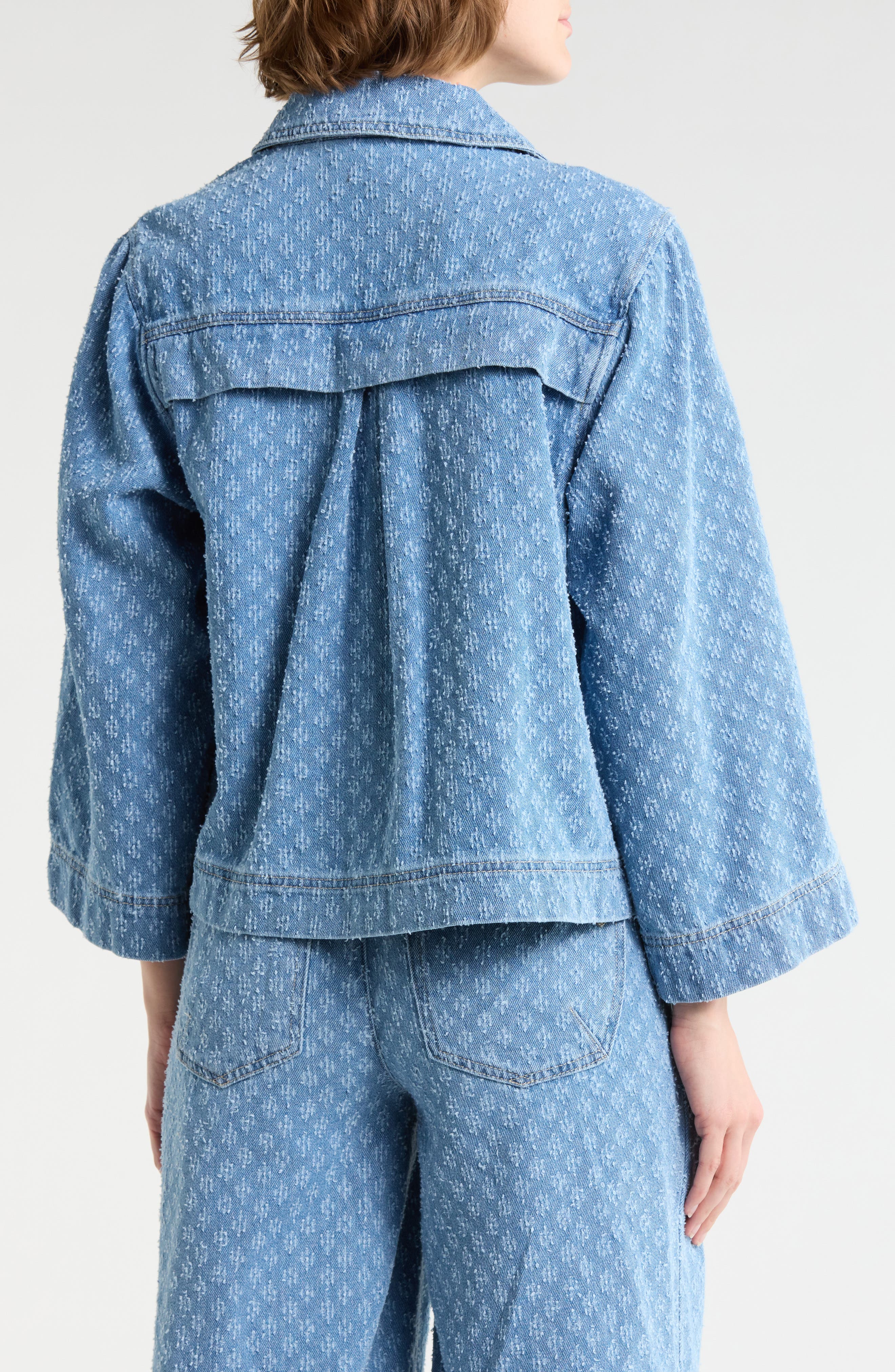 Picked Jacquard Denim Jacket - image 2