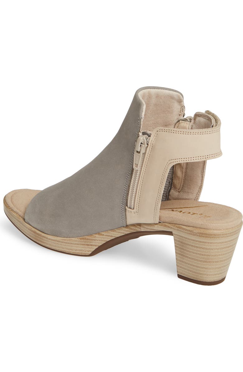Naot Favorite Sandal, Alternate, color, Light Grey/ Beige Nubuck