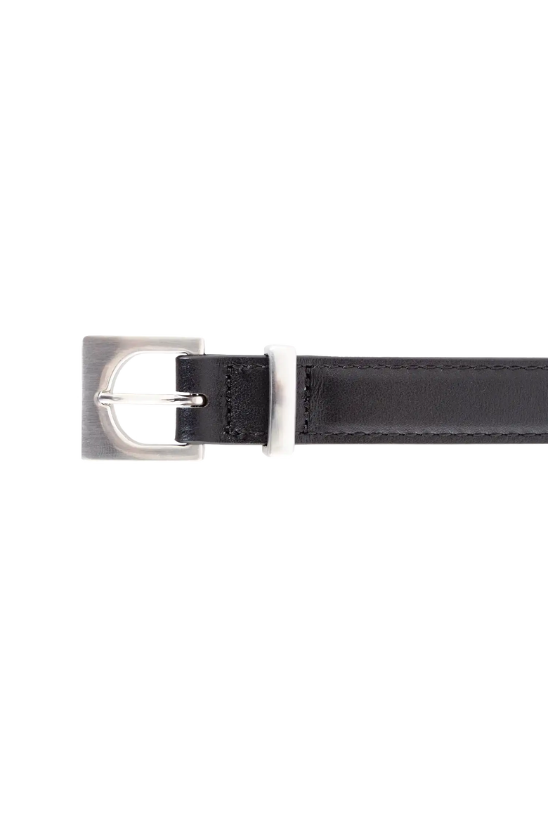 CUBE SILVER-BUCKLE BELT 20MM, Alternate, color, Black