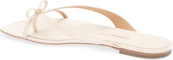 【関税&送料込】Ferragamo Mini Bow Flip-Flop Mini bow flip flop - Women | Ferragamo